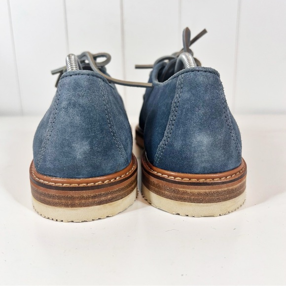 Sperry Gold Cup Cheshire Captain's Oxford Suede Blue Mens 10 Preppy Classicic - Picture 4 of 9